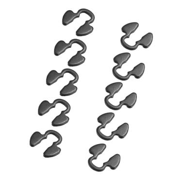 Imagem de Hihaha Clipes de cabo de câmbio para Chevy Silverado para GMC Sierra 4l80e 4l60e Caixa de engrenagens/Clipes de bucha de cabo de câmbio de transmissão Revestimento preto/metal durável / 10 peças