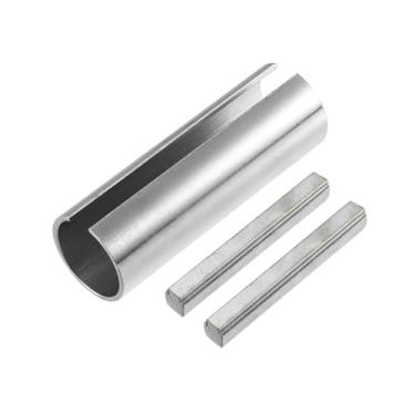 Imagem de A ABSOPRO 1 conjunto de adaptador universal de manga de eixo de manivela de 7/20.3 cm a 2.5 cm - Adaptador de manga de eixo de manivela de polia de motor a gás de carro com chave de degrau -