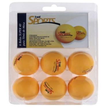 Imagem de Kit 6 Bolas de Ping Pong 4840 Bel Fix
