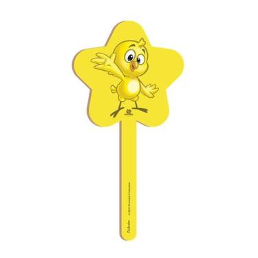 Imagem de Pick Decorativo MDF Pintinho Amarelinho - 1 Unidade - Festcolor - Rizz