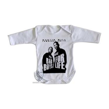 Imagem de body nenê criança roupa bebê manga longa Bad Boys for life  - Empório 