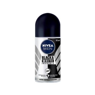 Imagem de Desodorante Antitranspirante Roll On Nivea - Invisible for Black & Whi