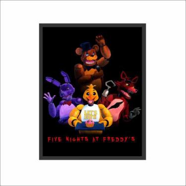 Imagem de Quadro FNAF Five Nights at Freddy's com Moldura 30x40cm - PlimShop