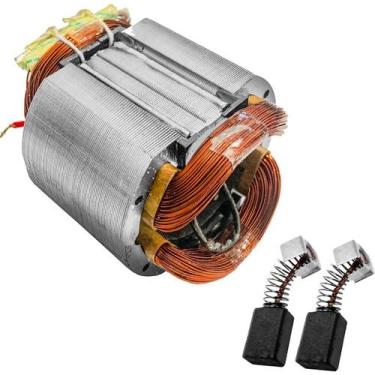 Imagem de Bobina Carvão Furadeira Profissional Elétrica De Impacto Makita HP 163