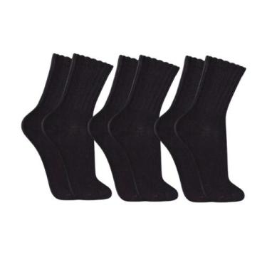 Imagem de Kit 09 Pares Meias Esportiva Cano Alto Longo Adulto Atoalhada Original