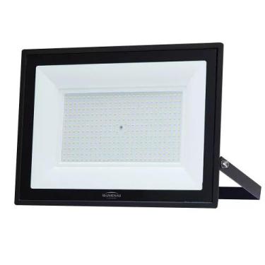 Imagem de Refletor de LED Preto Slim - 300W 6500K - Nehc