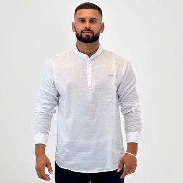 Imagem de Camisa Bata Ogochi Slim Manga Longa Masculina-Masculino