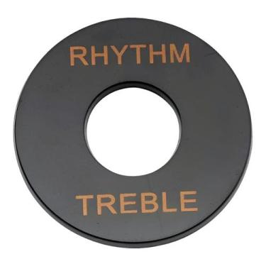 Imagem de Escudo Moldura Preto Para Guitarra Chave Seletora Les Paul Sg - Thida