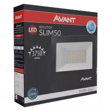 Imagem de Refletor Avant Led Slim 50W IP65 Uso Externo Bivolt
