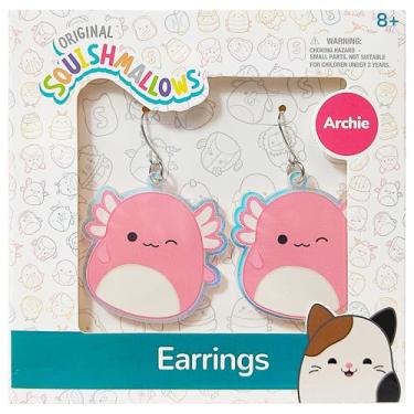 Imagem de LUV HER Conjunto de brincos Squishmallows – Squishmallows Archie – Hipoalergênico sem níquel – presentes ideais para festas de meninas, fantasias a partir de 8 anos