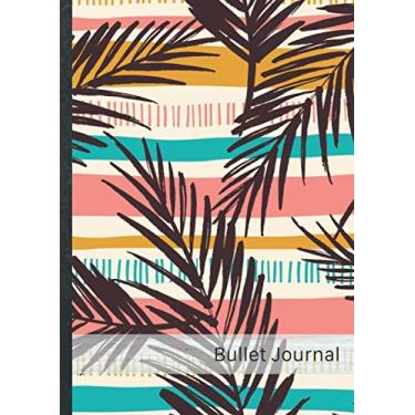 Imagem de Bullet Journal: Dot Grid Notebook Pages • Over 100 dotted pages • „109 Palm Trees“ • Size A4 (21 x 29,7 cm) • Perfect for Planner, Bullet Journaling, ... List, Writing, Sketching. Do it yourself! DIY