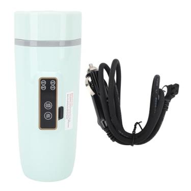 Imagem de Chaleira de água Quente Portátil Com Display Digital, Antiderrapante, à Prova D'água, para café de Viagem, 350ml, Chaleira Elétrica para Viagem Ao Ar Livre (12V)