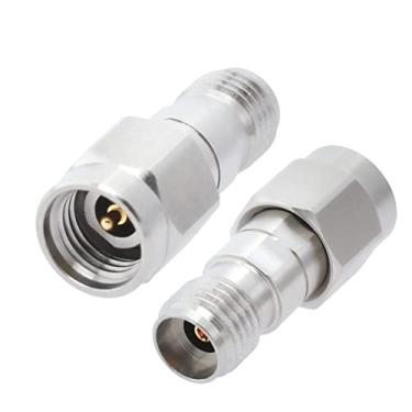 Imagem de withwave Adaptador de micro-ondas de precisão 2,92 mm macho para fêmea de 2,92 mm, CC para 40 GHz, 50 Ohm, corpo de aço inoxidável
