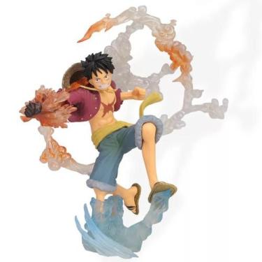 Imagem de Boneco Monkey D. Luffy One Piece Anime Action Figure Brinquedo Estatue