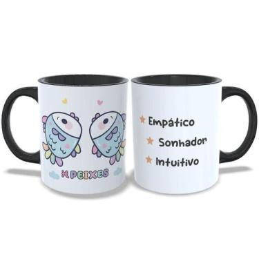 Imagem de Canecas Criativas Signos Kawaii Oficial Geek Vip, Peixes