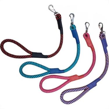 Imagem de Guia Para Caes Tati Corda Rolica Soft Colors 16Mm X 80Cm - Kit C/6 Pec