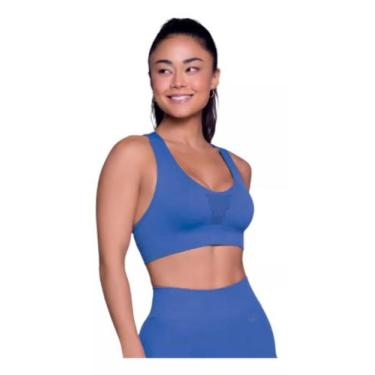 Imagem de Top Nadador Sem Costura Poliamida Academia Fitness Selene - LuckBaby S