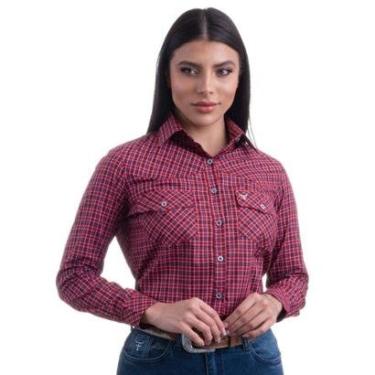 Imagem de CAMISA FEMININA MANGA LONGA TEXAS FARM - CAF116 - XADREZ-Feminino