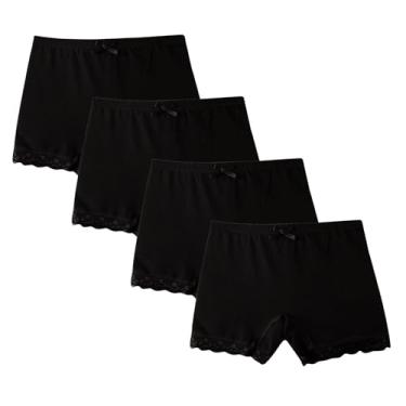 Imagem de Calcinha de renda feminina, 4 peças, meia-calça para meninas, gravata borboleta, sem costura, térmica, reta, sem fio, lisa, 2025, moderna, H-291 Black Boy Girl, 13 Anos