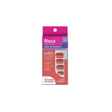 Imagem de Unha Postiça Folhagem Outono Ricca