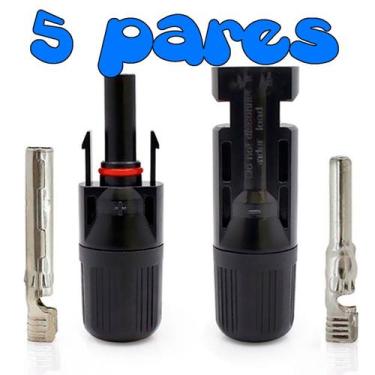 Imagem de Conector para Painel Solar Placa Fotovoltaico para Cabos de 4 até 6mm 