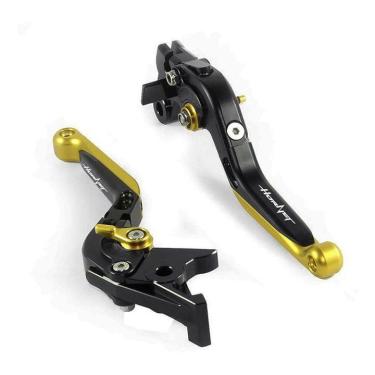 Imagem de Manete Extensível Esportivo Cb 600F Hornet Preto Dourado