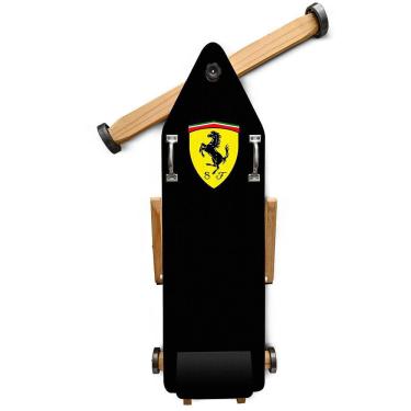 Imagem de Carrinho De Rolimã 4 Rodas Brinquedo Ferrari Preto