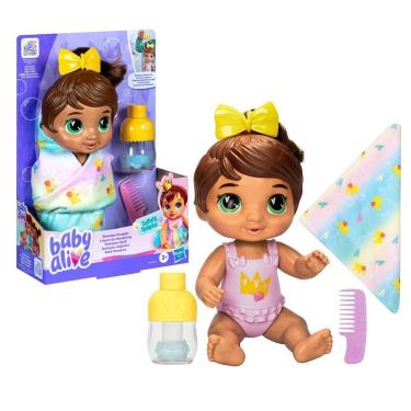 Imagem de Baby Alive Bebê Shampoo Morena - Hasbro