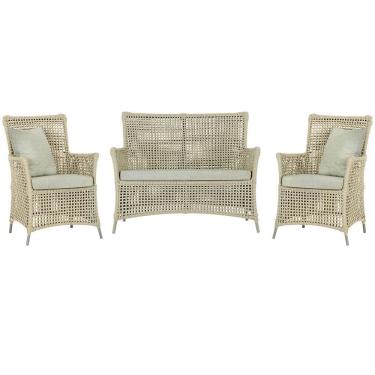 Imagem de  Jogo Sofá e 2 Poltronas de Área Igapó Alumínio