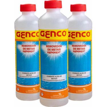 Imagem de Kit 3 Removedor de Metais 1L GENQUEST GENCO