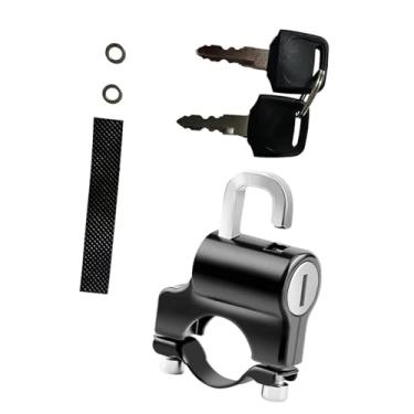 Imagem de menolana Acessórios para motocicletas Acessórios para motocicletas Bloqueio portátil de cadeado portátil para o suporte do capacete de scooter de bicicleta de