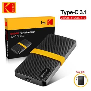 Imagem de Ssd Hd Externo Kodak X200 1 TB Usb Tipo C Notebook, Pc, Celular