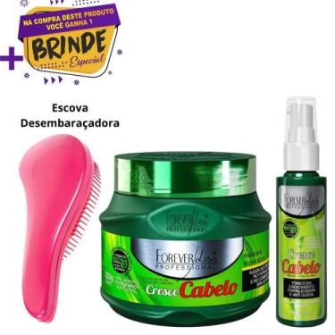 Imagem de Kit Cresce Cabelo Forever Liss Máscara 250g + Tônico 60ml Original!
