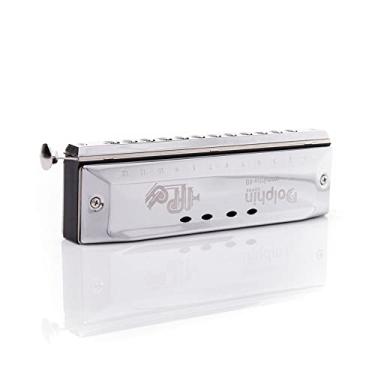 Imagem de Gaita Cromatica Dolphin 6405, 48 Vozes Do Abs