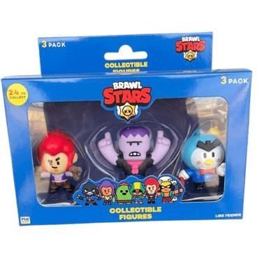 Imagem de Bonecos Brawl Stars - Frank Mister P e Colt MULTIKIDS