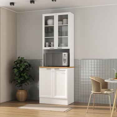 Imagem de Paneleiro Duplo 70cm Soho Cabecasa Madeiramadeira Branco