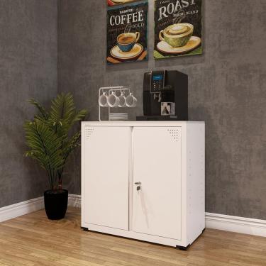 Imagem de Armário De Aço 2 Portas Ap406sl Branco