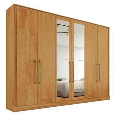 Imagem de Guarda Roupa Argos 6 Portas Espelhado MDF - MadeMarcs