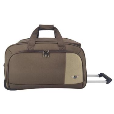 Imagem de Mala Viagem Sacola Santino Dubai SLS3 Rodinhas Cadeado Bordo ANAC, Mar