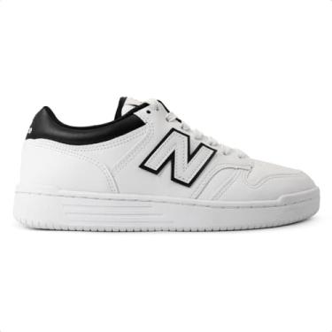 Imagem de Tênis New Balance 480 Low Masculino - Branco/preto - 34