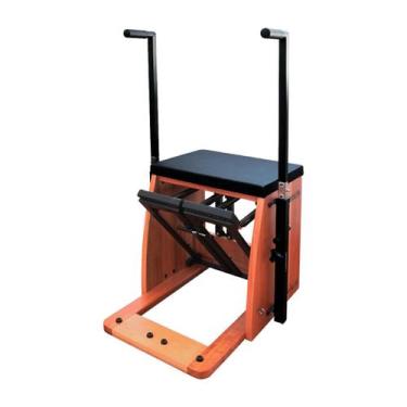 Imagem de Aparelho de Pilates Step Chair Infinity Preto - Metalife