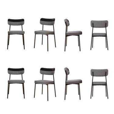 Imagem de Kit com 8 Cadeiras para Sala de Jantar Mona Yescasa
