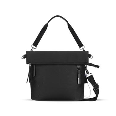 Imagem de Sherpani Vale, Bolsa Crossbody Antifurto Versátil, Bolsa Tote Fashion, Bolsa de Ombro de Viagem, Bolsa Feminina com Detalhes em Metal, Presente de Viagem (Carbon)