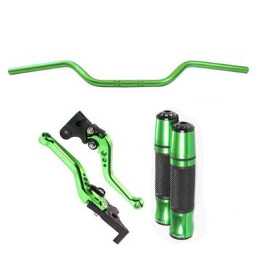 Imagem de Kit Guidão 22mm Esportivo Manopla Jupiter Manete Fazer Factor 125 150 