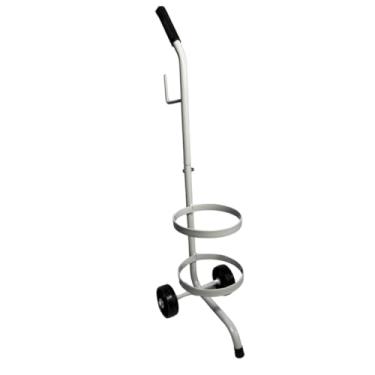 Imagem de Carrinho Para Cilindro De Oxigênio 3 Ou 7 Litros Hospitalar (3KG)