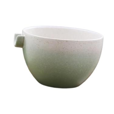 Imagem de WeiLaiKeQi Tigela de cerâmica Matcha, Chawan artesanal para cerimônia do chá com bico de despejo, tigela de mistura Matcha para amigos iniciantes e amantes de, Ciano