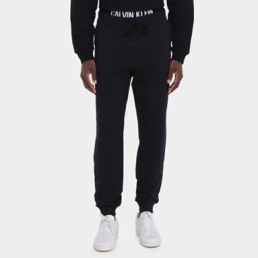Imagem de Calça Jogger Calvin Klein Intense Masculina, Preto, G