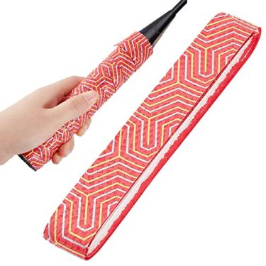 Imagem de NICENEEDED Fita de aderência de poliuretano, antiderrapante, absorve o suor para vara de pesca de badminton de tênis