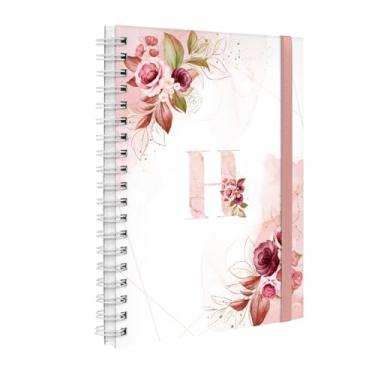 Imagem de Agenda 2026 Planner Semanal Plus Floral Branco E Rosa Letra H
