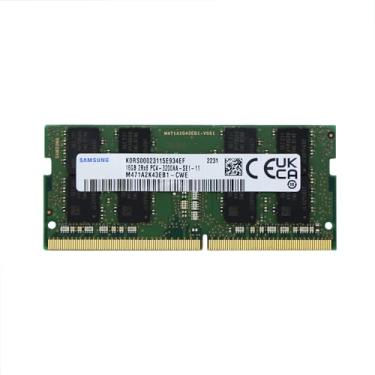 Imagem de Sam Original 16 GB (1 x 16 GB) DDR4 3200 MHz PC4-25600 SODIMM 2Rx8 CL22 1.2v Módulo de memória para notebook para jogos RAM M471A2K43EB1-CWE Adamanta